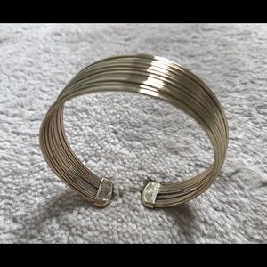 Silver-tone Slip-on Bangle